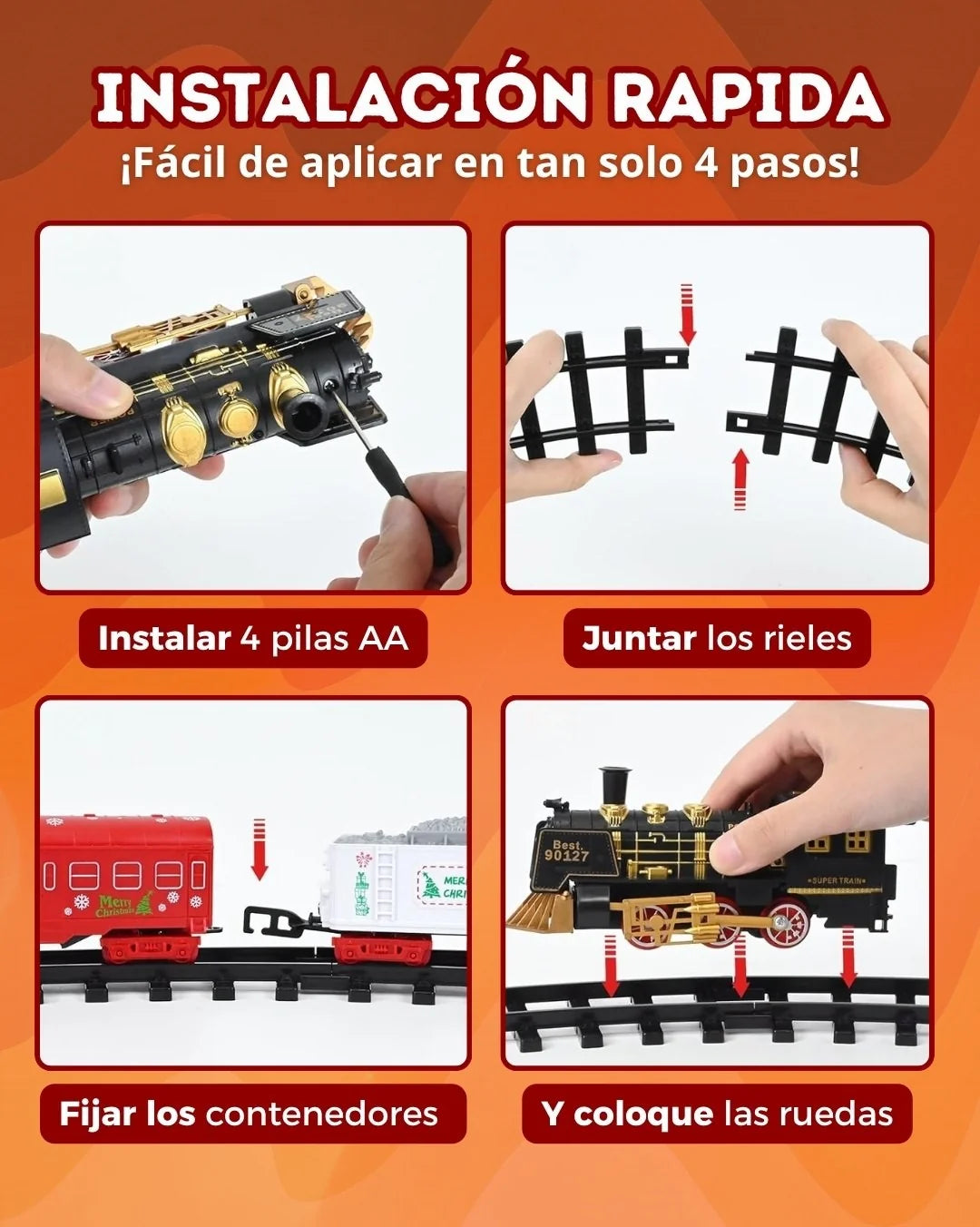 Polo Norte Express - Tu árbol con su propio tren