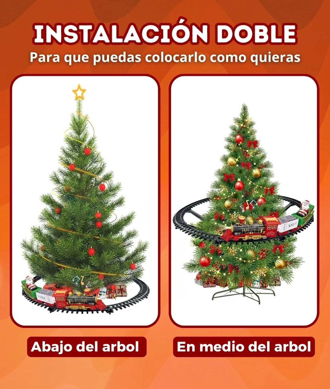 Polo Norte Express - Tu árbol con su propio tren