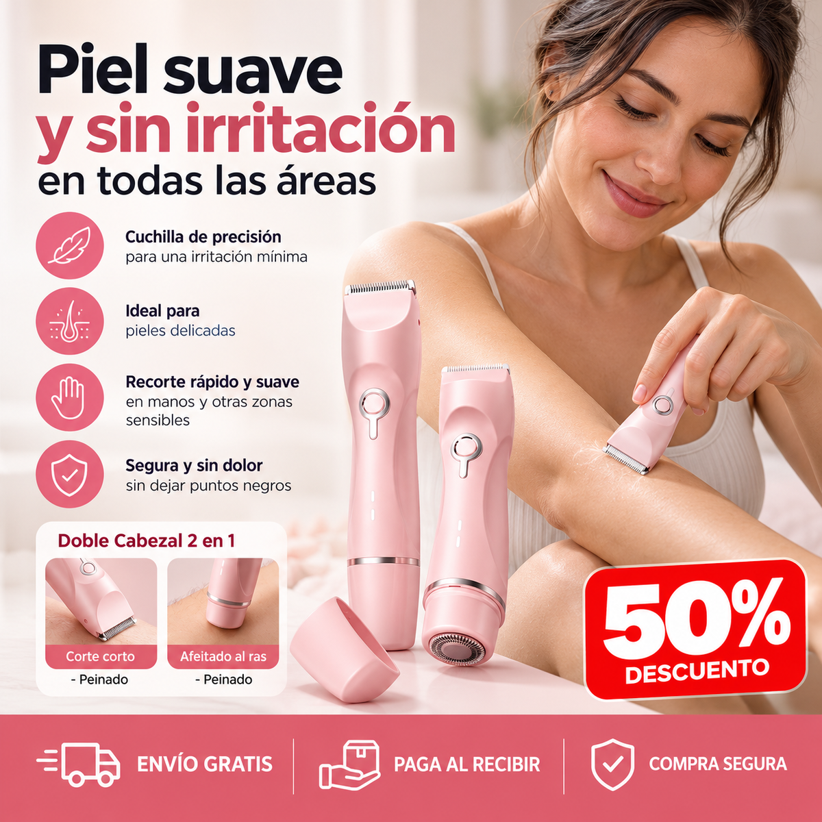 RasuraDuo - Rostro y cuerpo en una sola rasuradora